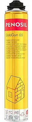 Пена полиуретановая PENOSIL GoldGun 65 профессиональная 875 мл. летняя
