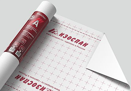 Ветрозащитная мембрана А Изоспан 35 м2 паропроницаемая