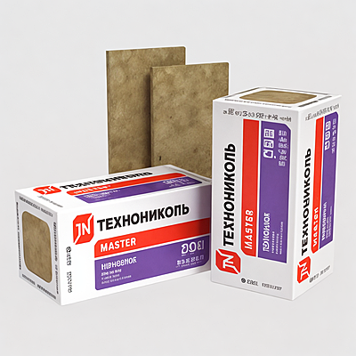 Утеплитель ТЕХНОНИКОЛЬ Мастер Техноблок  50х600х1200 (плотность 45) 5,76м2