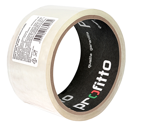 Скотч упаковочный,48 мм x 30 м (38 мкм), прозрачный,Profitto