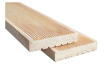 Террасная доска 28х142х4,0м сорт АВ лиственница Вельвет