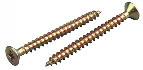 Саморез 3.5х35 желтый цинк универсальный потойная головка Pz  РМЗ  200шт