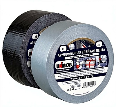 Скотч армированный 48мм, 40м UNIBOB