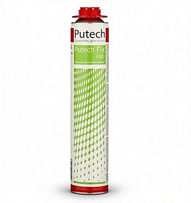 Клей-пена Putech Fix полиуретановый, универсальный, 820 мл
