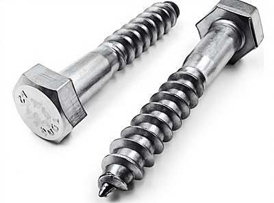 Шуруп  8х90 для крепления лаг и реек  покрытие белый цинк (глухарь)