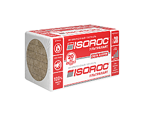 Утеплитель ISOROC Ультралайт  50х600х1200 (плотность 33) 5.76м2
